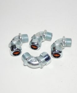 *Lot of 4* Thomas & Betts 1/2"-.375 Liquid-Tight Elbow Strain Relief Cord Grip
