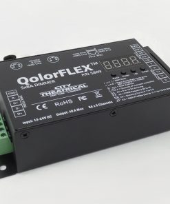 Alternative view of City Theatrical 5809 5x8A Dimmer 12-24VDC 40A QolorFlex