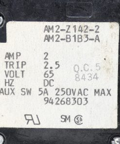 Alternative view of *Lot of 2* Heinemann AM2-Z142-2 Circuit Breaker 2A 65VDC 2P