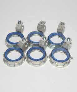 *Lot of 6* Thomas & Betts 3884 Insulated Grounding Bushing 1.5"