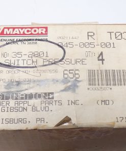 Alternative view of Maycor 35-2801 Pressure Switch 8A 125VAC
