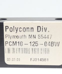Alternative view of Polyconn PCM10-125-04BW Pneumatic Manifold 1/8" NPT  4-Port