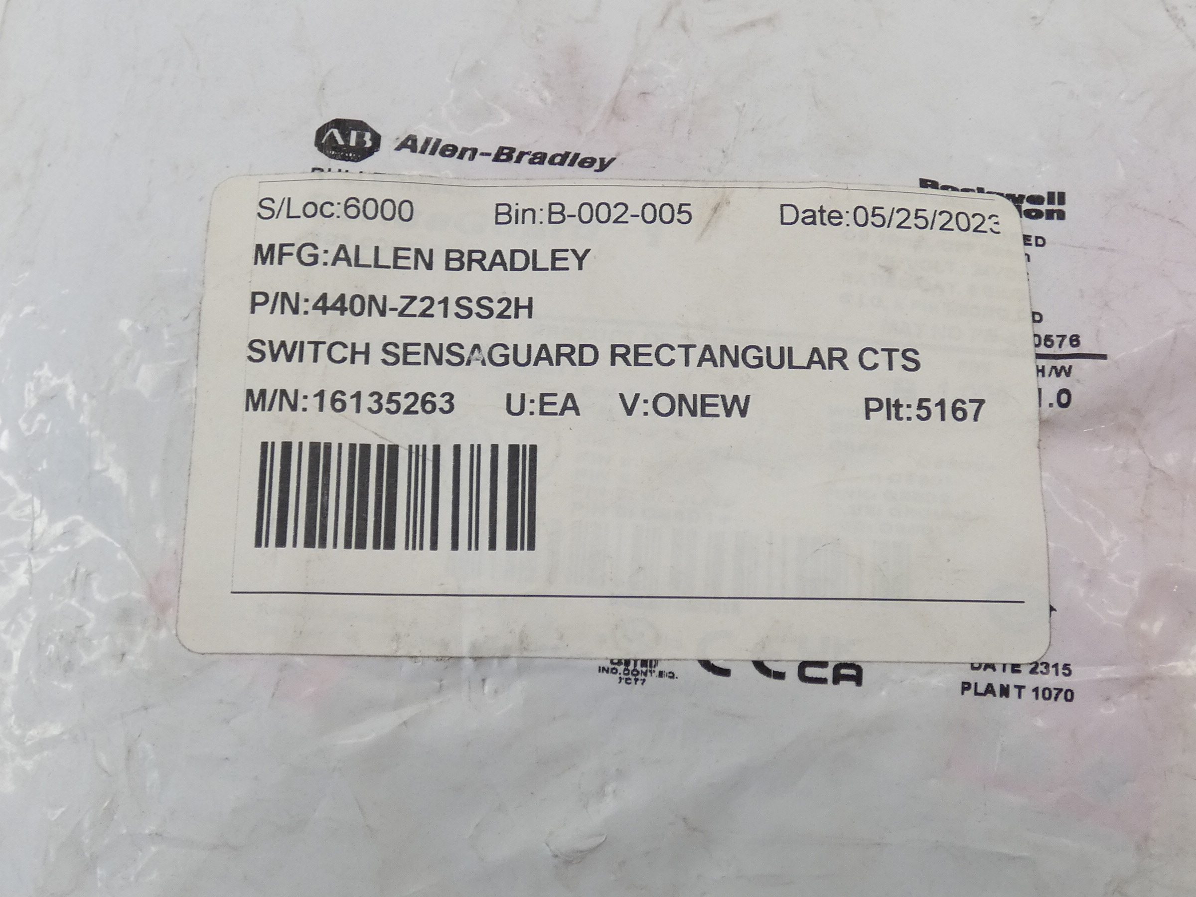 Allen Bradley 440N-Z21SS2H Rectangular Non-Contact Switch - Image 6