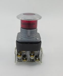 Alternative view of Allen-Bradley 800T-FXQH2RA1 Red Illuminated Push-Pull Button Switch 12-130VAC/DC 50/60Hz