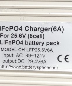 Alternative view of Battery Space CH-LFP25.6V6A Smart Charger 6A 29.4V DC LifePO4