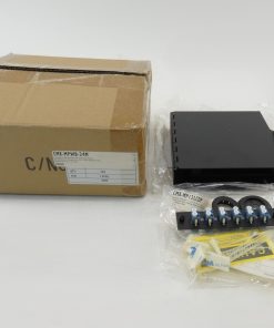 Camplex CMX-MPWB-24M Black Steel Wall Mount Enclosure Hinged Door Fiber Optic