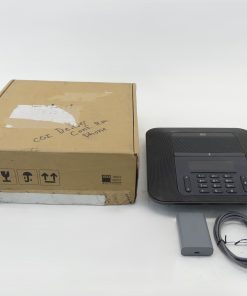 Cisco CP-8832-K9 IP Conference Phone w/ Cisco 800-48013-02 PoE USB-C Converter