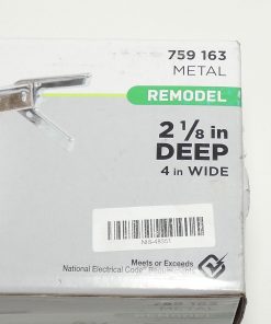 Alternative view of Commercial Electric 759-163 Ceiling Fan Fixture Box w/ Adjustable Brace 2-1/8" Deep 4" Round