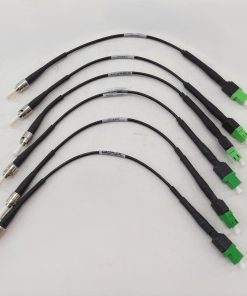 *Lot of 6* Camplex HF-SM-ALCF-STM APC LC Female to UPC ST Male Fiber Tactical Cable