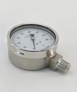 Alternative view of Noshok 40-400-160-PSI-CC 304SS 4" Pressure Gauge 160PSI 1/2" NPT Male Bottom Conn