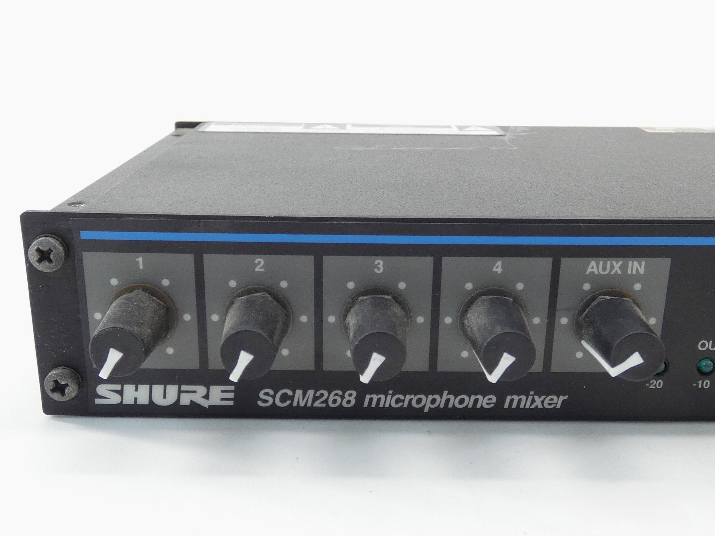 Shure SCM268 4-Channel Microphone Mixer 100-120V NO Power Cord - Image 5