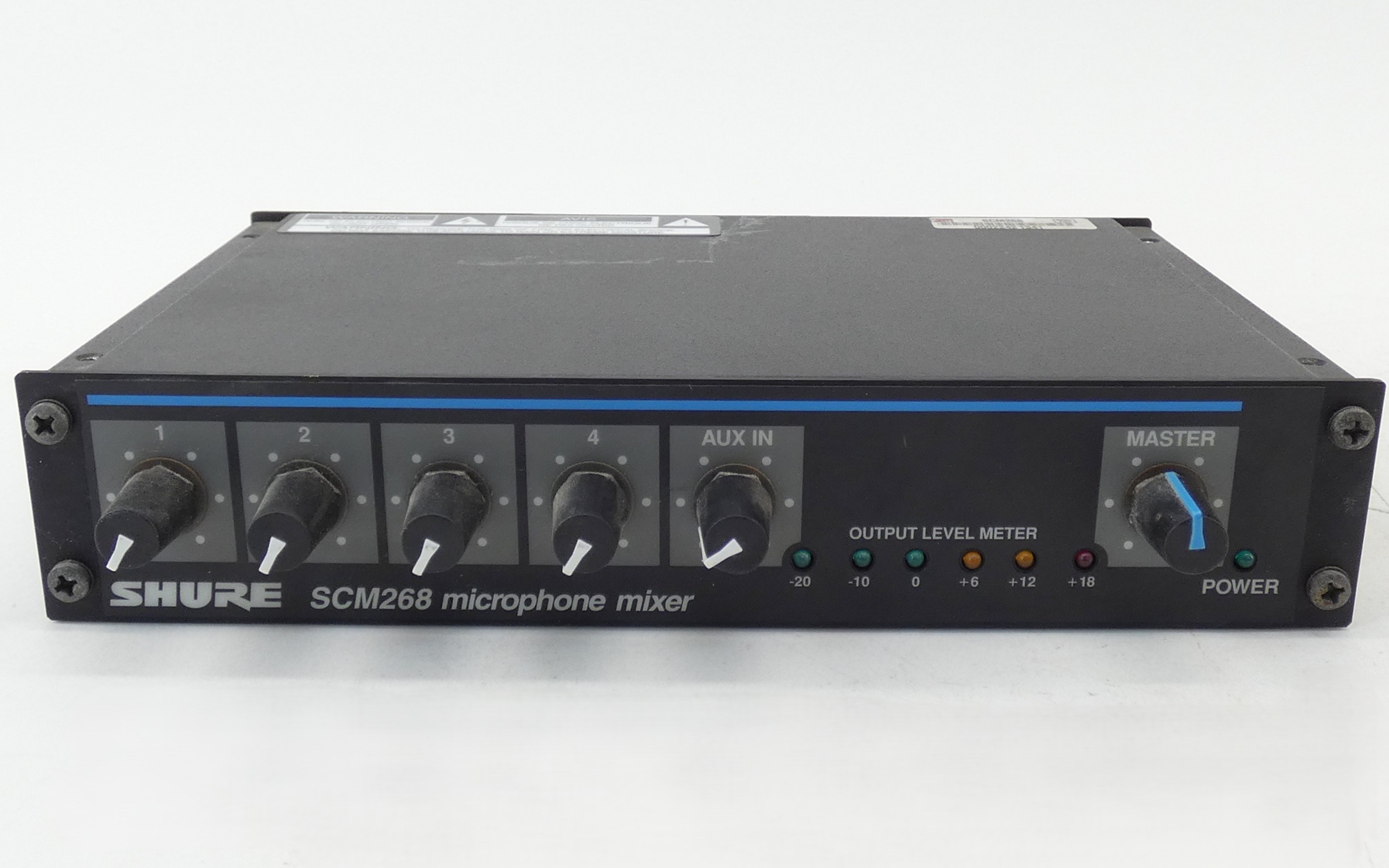 Shure SCM268 4-Channel Microphone Mixer 100-120V NO Power Cord - Image 4