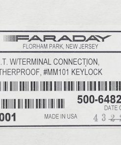 Alternative view of Faraday 500-648266FA Weatherproof Fire Alarm Pull Station DPST MM101 Key Lock