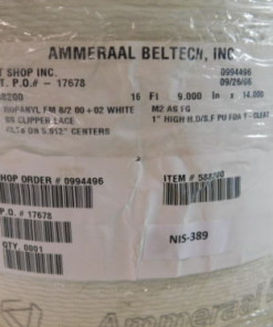 Alternative view of Ammeraal Beltech 588200 Conveyor Belt Length 16′ 9"