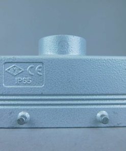 *Lot of 3* ILME Metal Top Entry Hood Enclosure 23474 IP65 Threaded Grey Gray