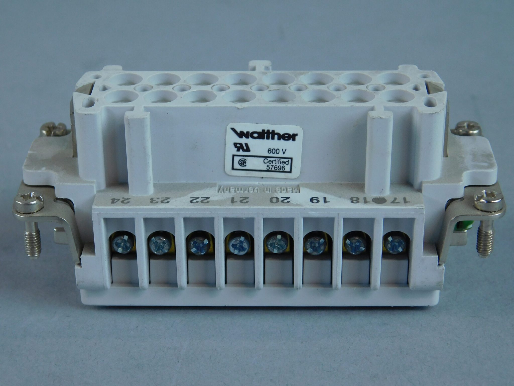 *Lot of 7* Walther 710132 Male 16 Contact Screw Terminal