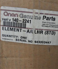 Alternative view of Onan 140-2241 Air Cleaner Element, Cummins Factory Sealed