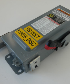 Alternative view of Square D H221AWK Heavy Duty Safety Switch 30A 2P 7.5HP 240VAC/250VDC