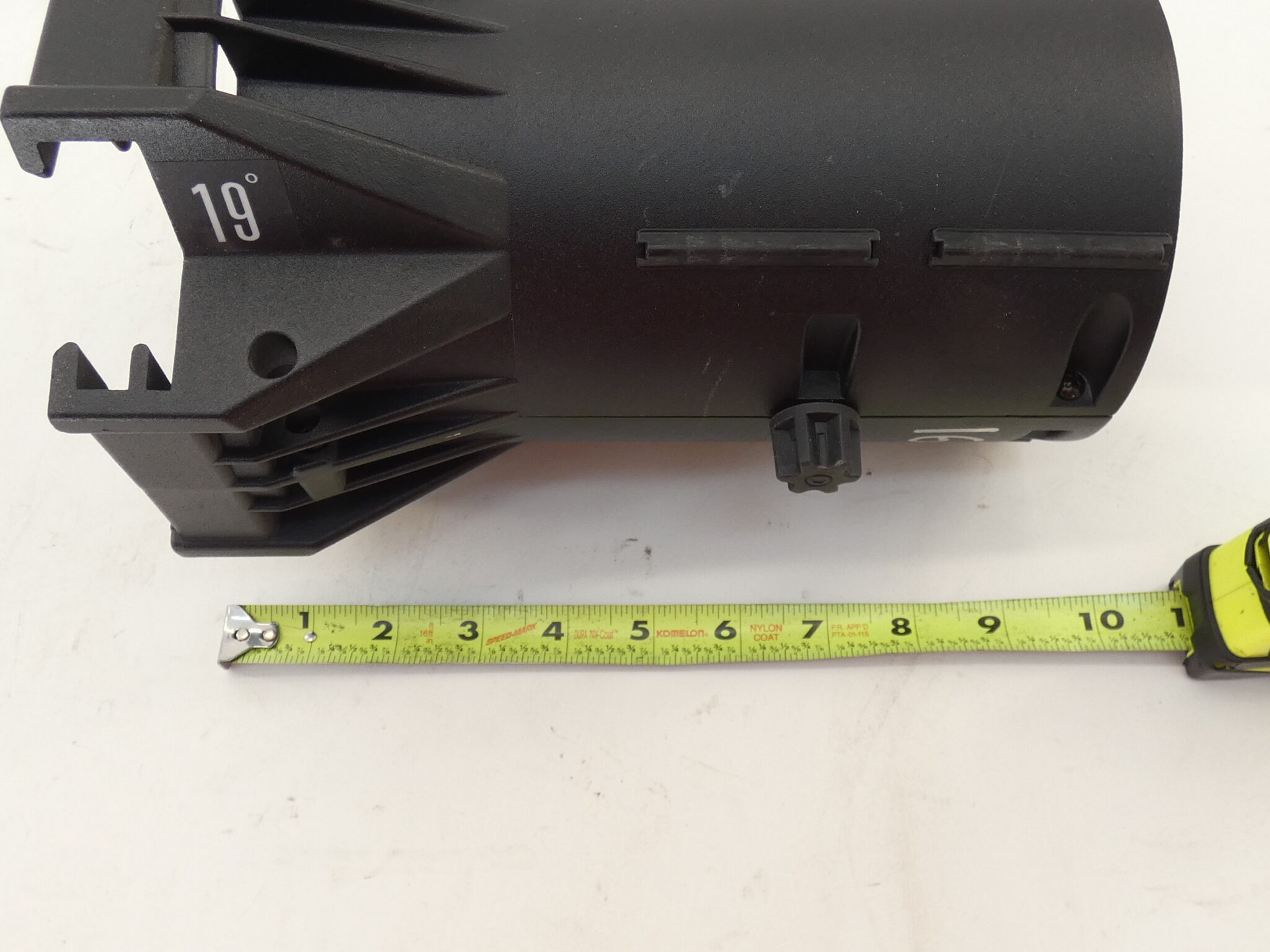 Stage Light Tube W/ 19 Degrees Ovation Ellipsoidal Lens, Dimensions 10 ...