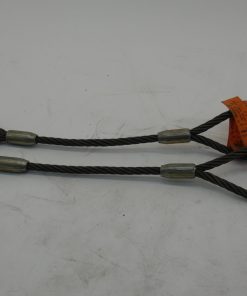 *Lot of 2* Permaloc Lift-All 2' Wire Rope Sling, Vertical 2.5T, Choker 1.9T, Basket 5.1T