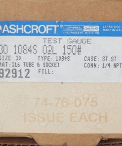 Alternative view of Ashcroft 30 1084S 02L 150 Gauge 0-150 PSI 1/4" NPT Lower SS