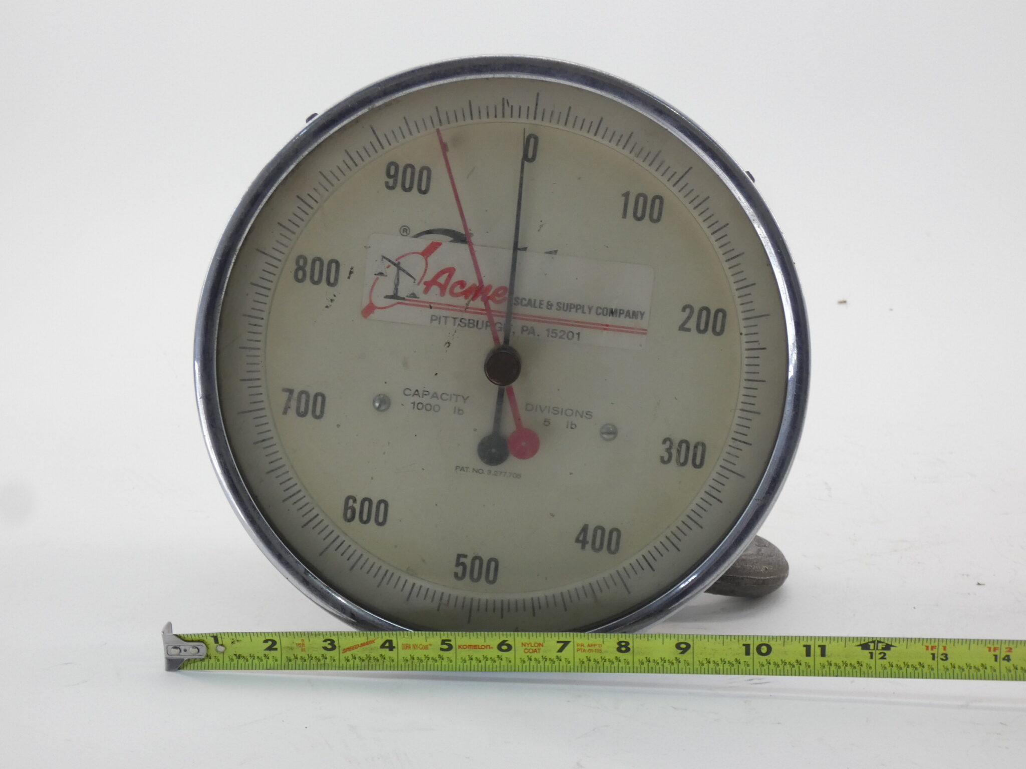 Dillon Dynamometer 10-1/2″ Face Dial 1000LBS Max 5LBS Divisions – GPM ...