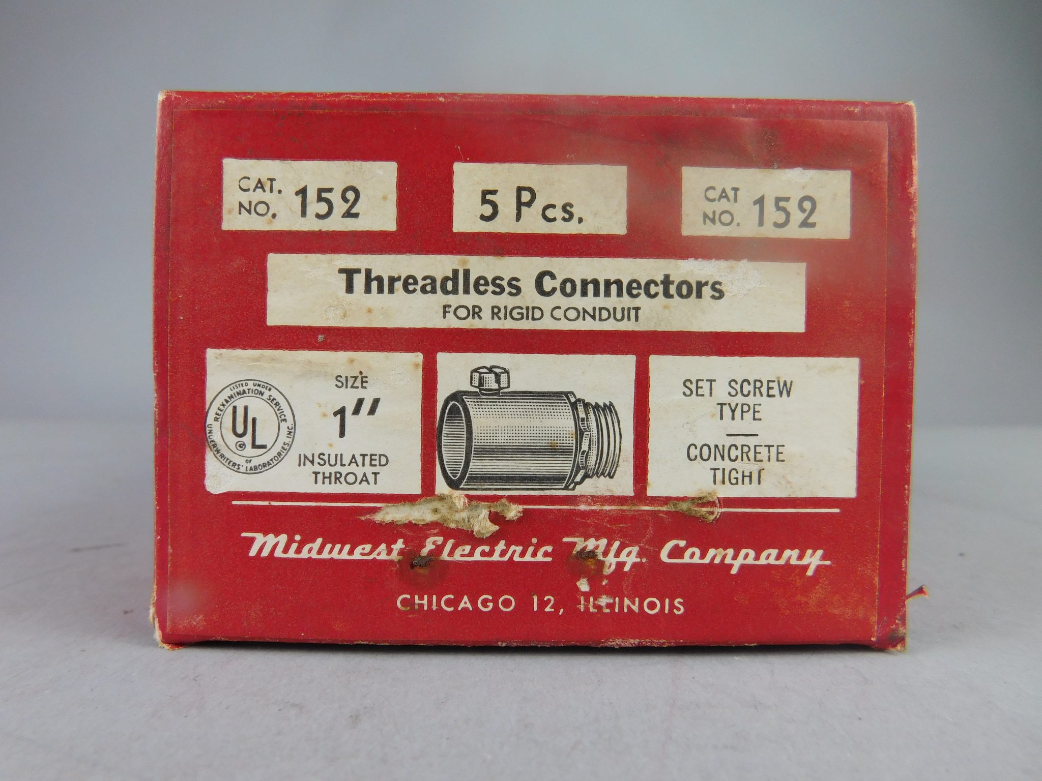 *Box of 5* Midwest Threadless Connectors for Rigid Conduit 152 – GPM ...