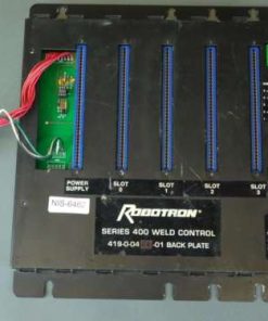WTC 419-0-0447-01 Robotron 7 Slot Rack Module Backplane