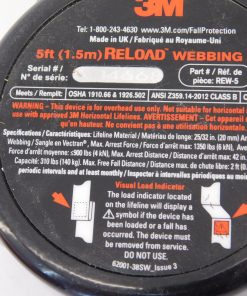 Alternative view of 3M REW-5 Reload Webbing SRL 5FT Lifeline, Dual Leg Retractable Self Retracting