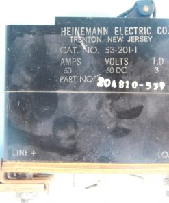 Alternative view of Heinemann 50A Circuit Breaker 204810-539 3P 50VDC