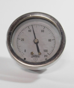 Winters Pressure Gauge 0-100PSI 9/16" NPT Back Connection