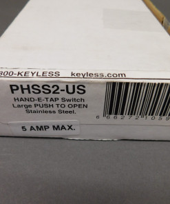 Alternative view of Essex Electronics PHSS2-US HAND-E-TAP Switch Large PUSH TO OPEN Stainless