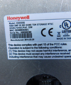 Alternative view of Honeywell H3D5SR2 H264 3MP Dome Camera