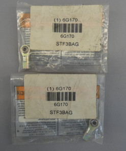*Lot of 2* Grainger 6G170 Female Plain Steel Spherical PTFE Race Linkage Rod Ends with #10-32" Right Hand Thread