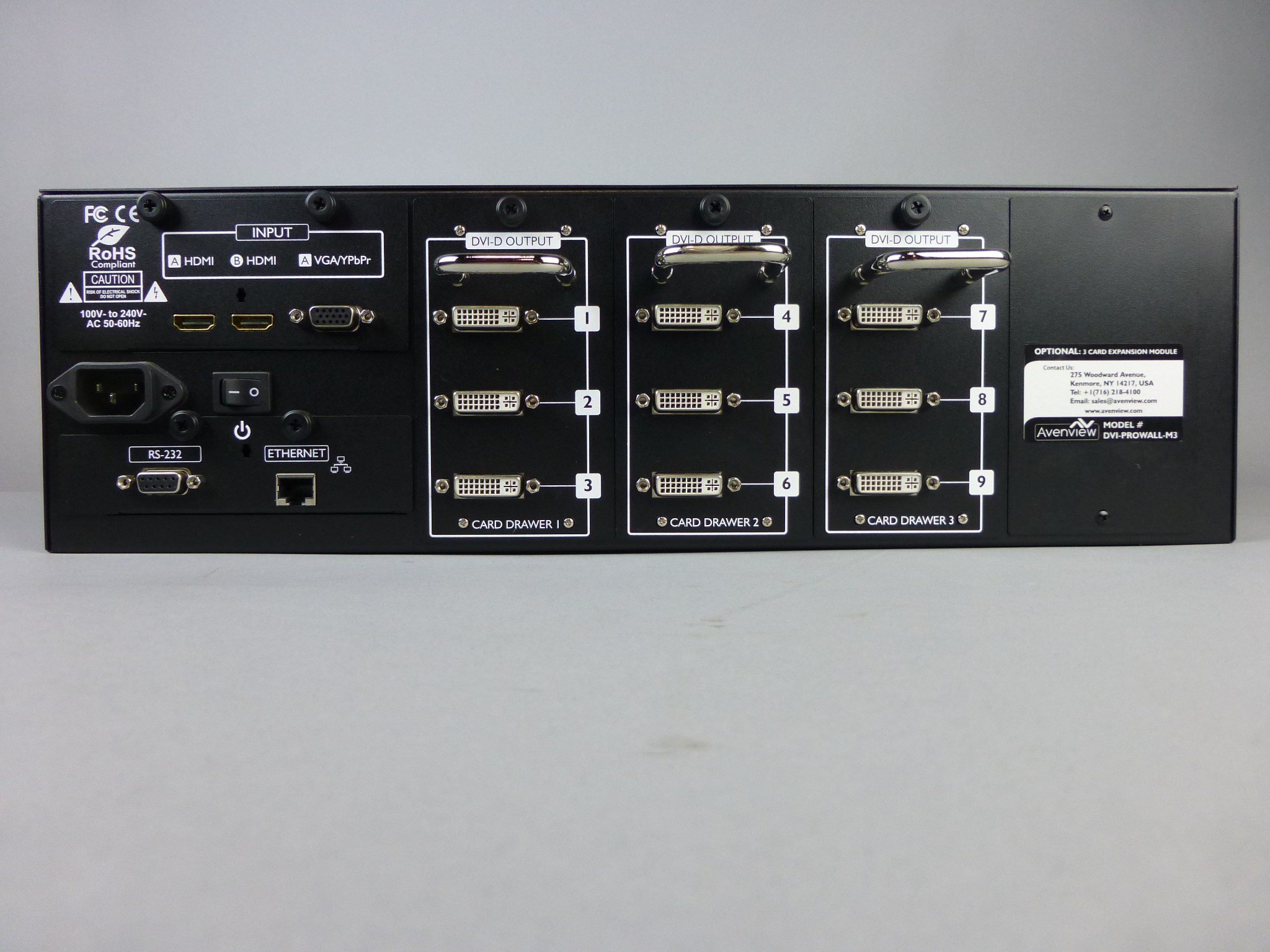 Avenview DVI-Prowall-9X 4K30 Video Wall Processor Link up to 9 Screens at 4K!! - Image 2