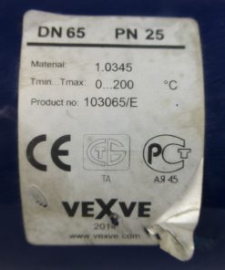 Alternative view of 2.5" Vexve 103065/E Ball Valve, DN65 PN25