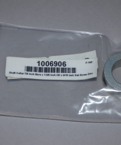 Shaft Collar 7/8 inch Bore x 1-3/8 inch OD x 9/16 inch Set Screw Zinc-Plated Steel