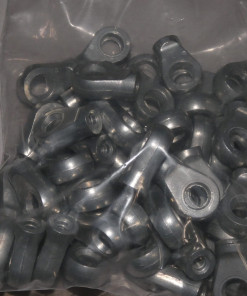 Rod End Bearing 10 mm Bore x M6 - 1 Thread x 21 mm Head OD x 21 mm base to bore center Female Right Hand Thread One Piece Solid Steel