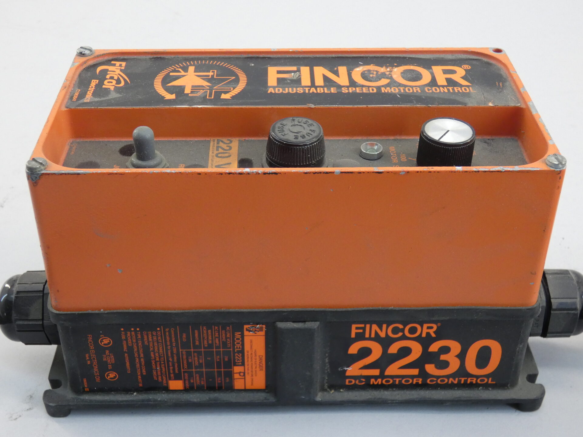 Fincor 2230 2231 P1 DC Motor Control 230V – GPM Surplus