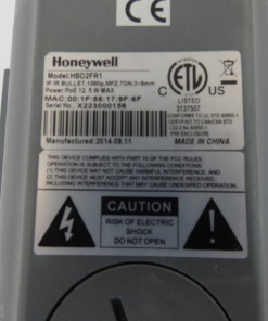 Alternative view of Honeywell HBD2FR1 Bullet Camera 1080p, 3-9mm