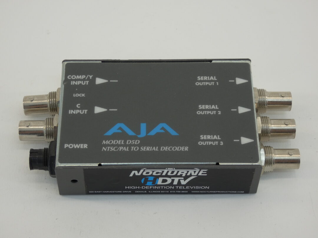 AJA Video D5D Decoder User Manual: AI Chat & PDF Access