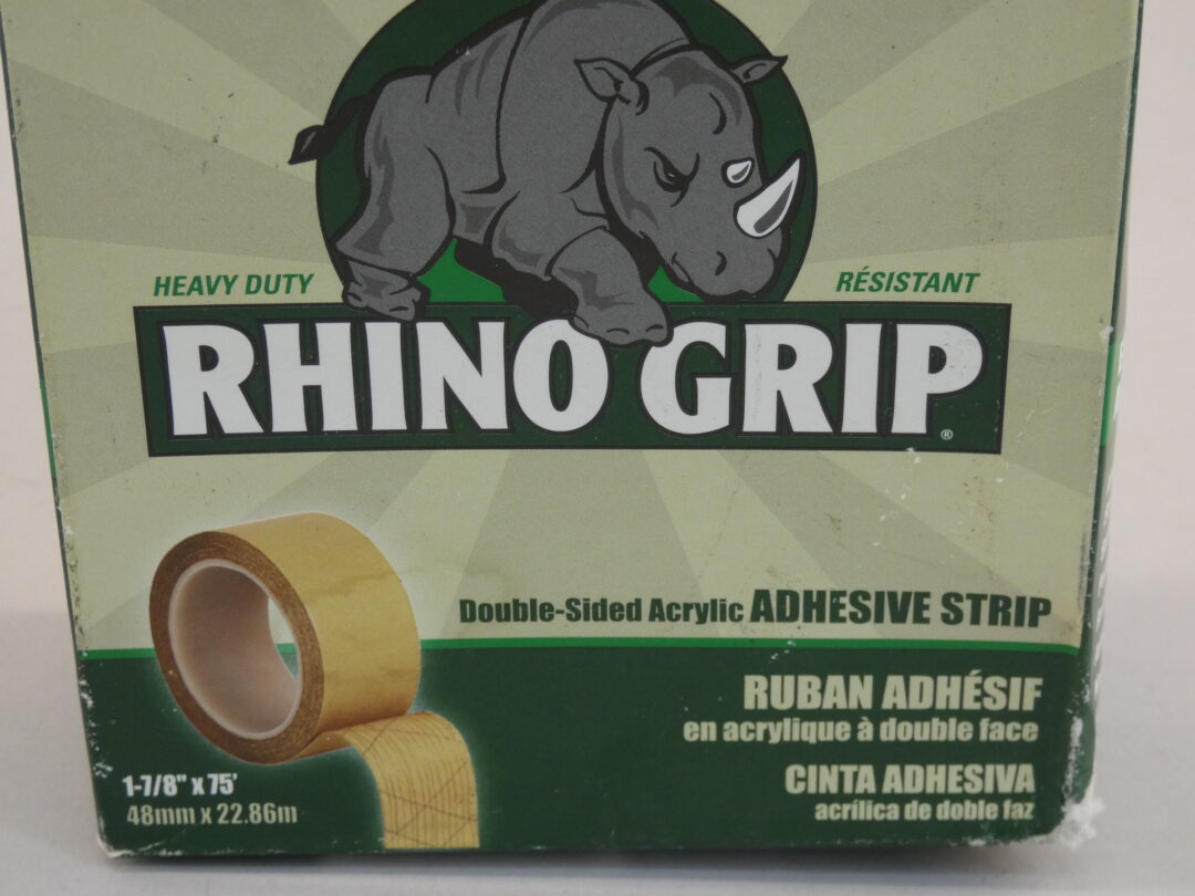 Rhino Grip 50-550 Double-Sided Acrylic Carpet Adhesive Strip Tape, 1-7/8" x 75' - Image 2
