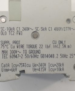 Alternative view of Schneider Electric 17466 Circuit Breaker 15A Multi 9 C60 3P