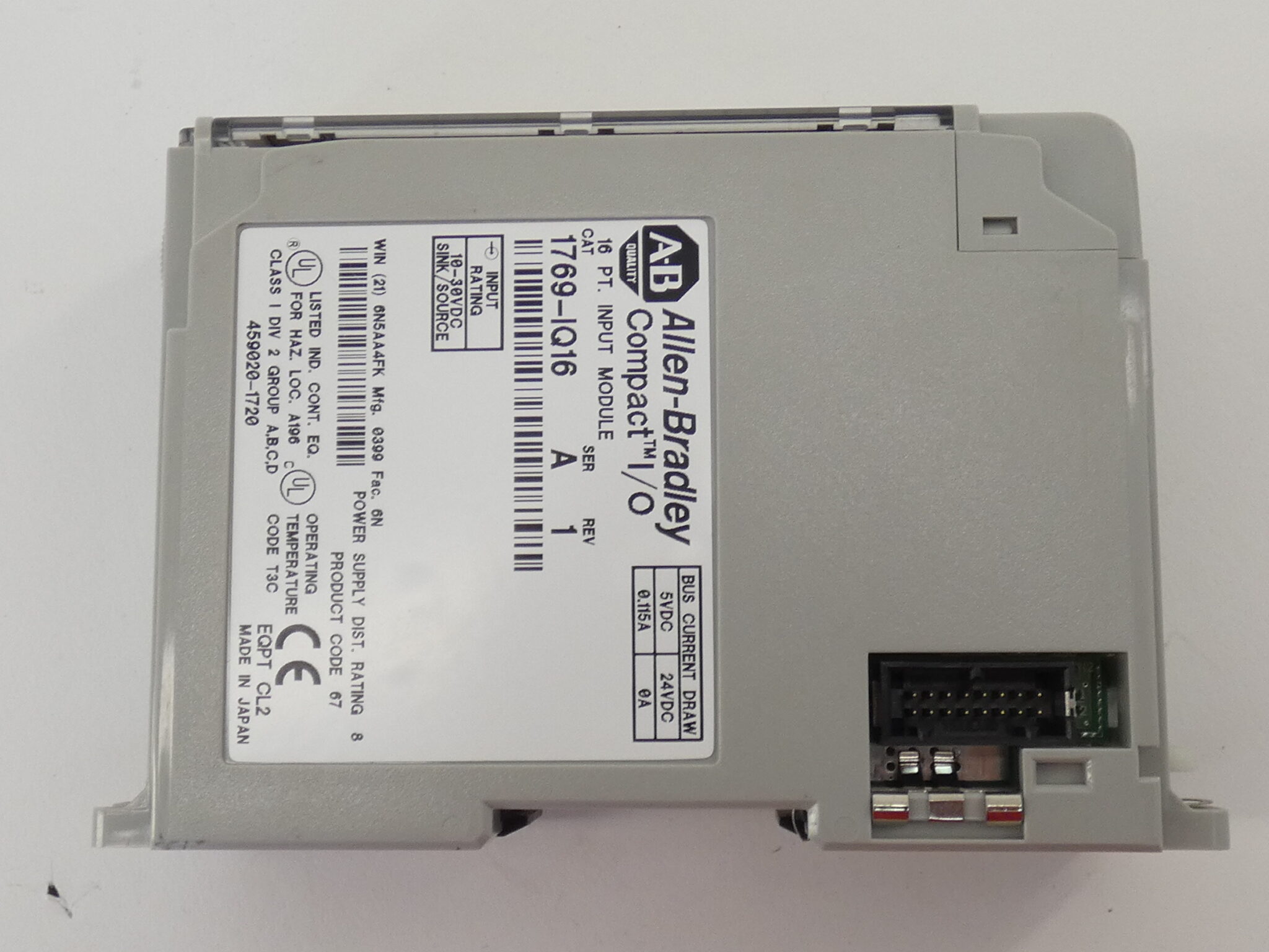 Allen-Bradley 1769-IQ16 Compact I/O Input Module Ser. A Rev. 1 – GPM ...