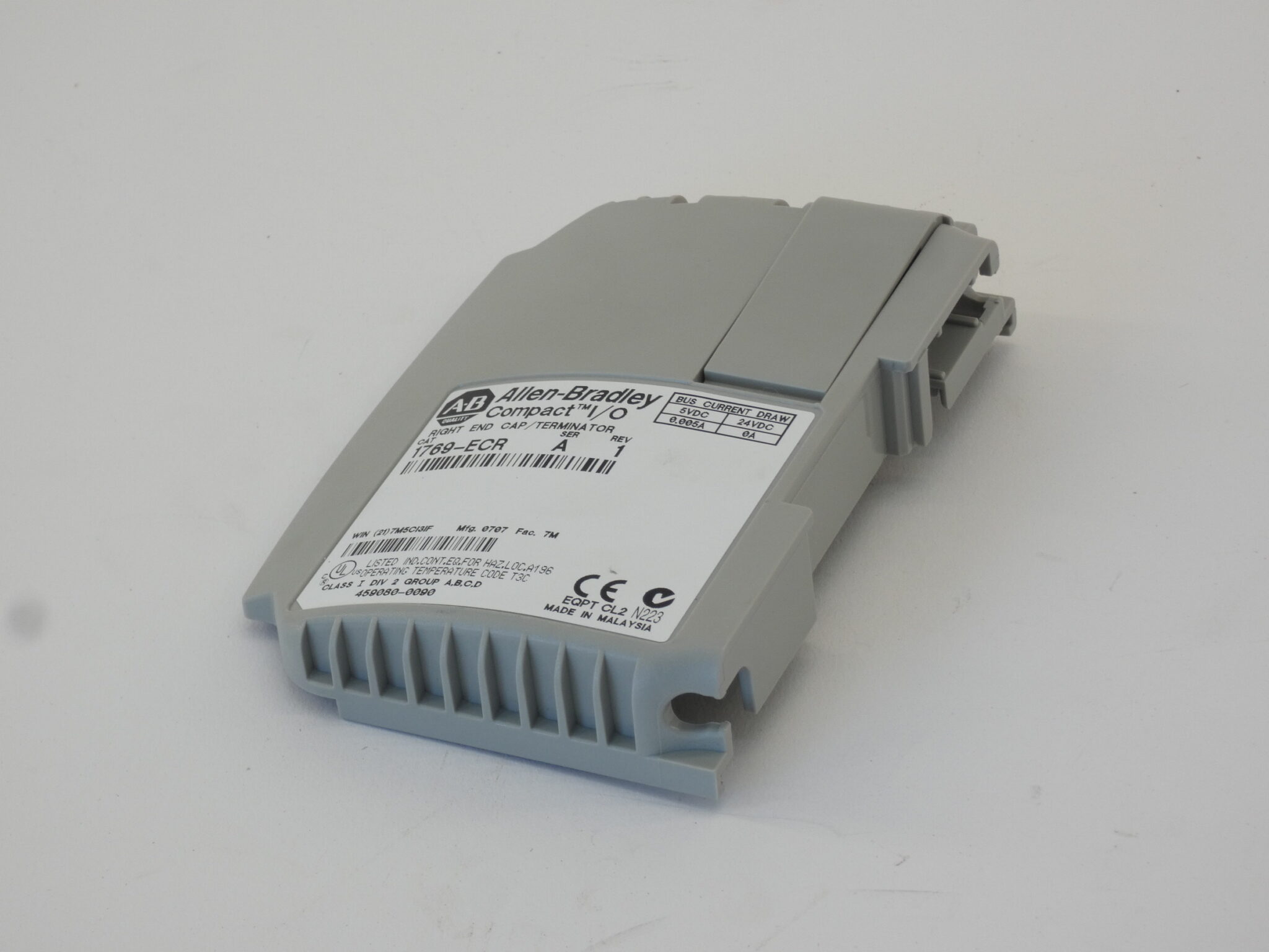 Allen-Bradley 1769-ECR Compact I/O Right End Cap Terminator Ser. A Rev ...