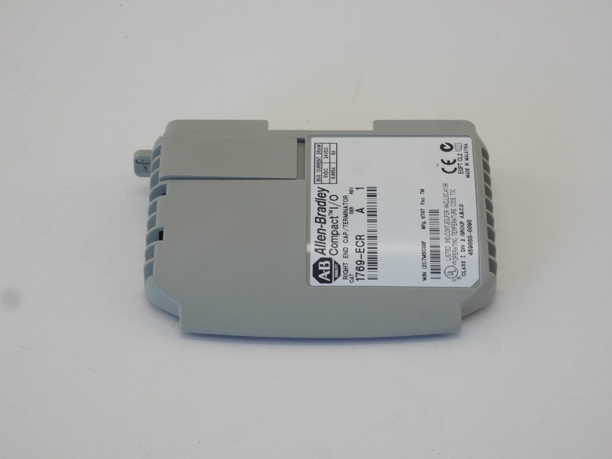 Allen-Bradley 1769-ECR Compact I/O Right End Cap Terminator Ser. A Rev ...