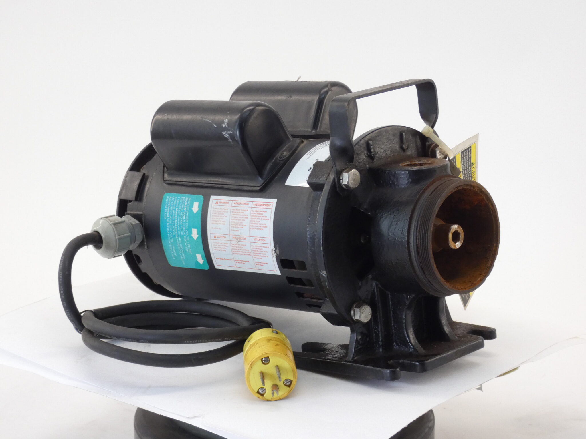 .5HP Dayton Multi-Stage Booster Pump Motor Only 115/230V 1PH 3450RPM 56J