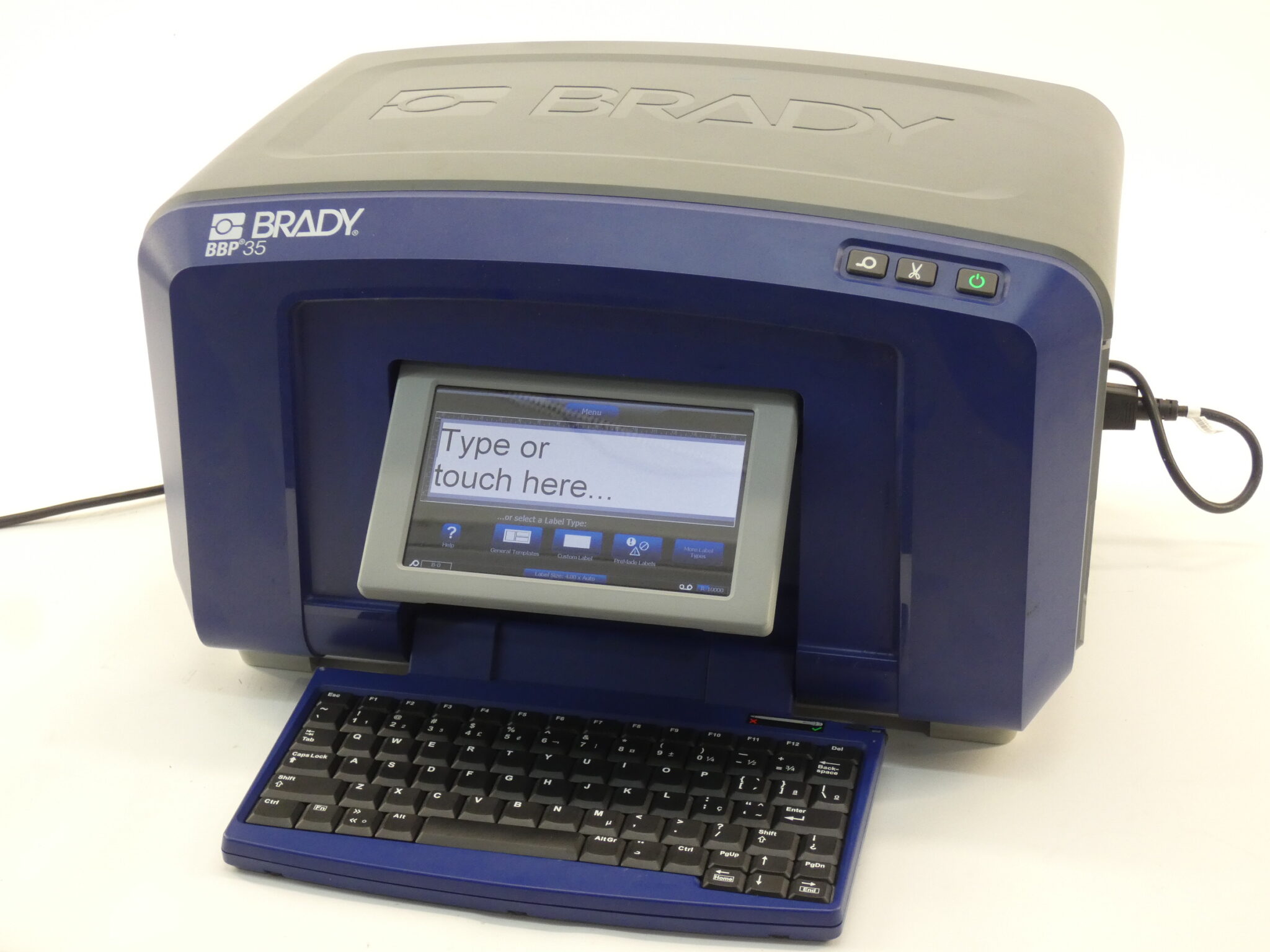 Brady BBP35 Sign and Label Printer Power Cable Included