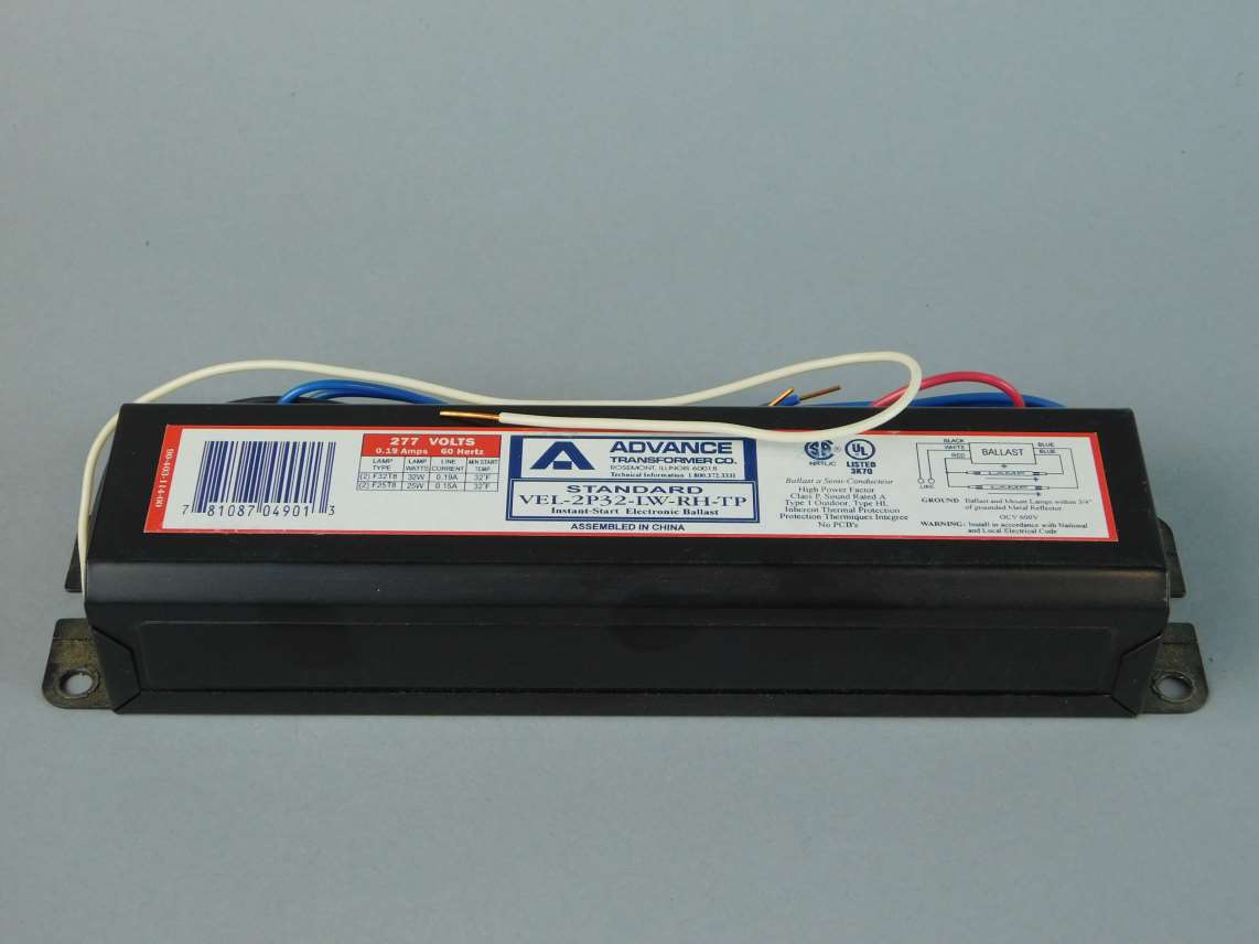 Advance VEL-2P32-LW-RH-TP Instant-Start Electronic Ballast