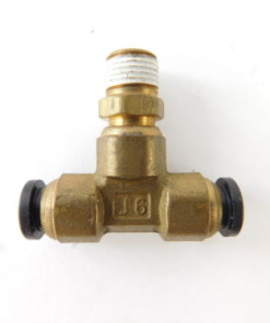 Alternative view of *Lot of 7* 1/4" Three Way Push-in Fittings, 90059-956